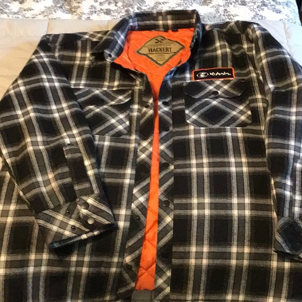 Sawbuck Hackert Orange Quilted Jacket